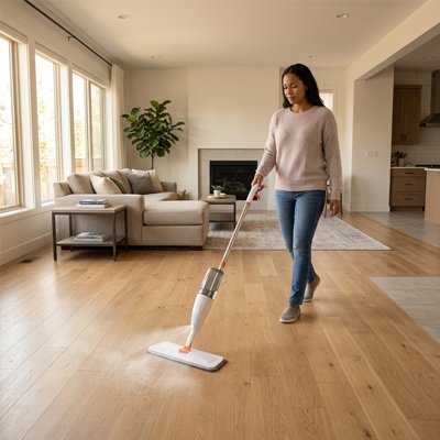 Balai serpillère nettoyage sol parquet