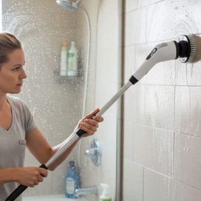 Brosse électrique rotative pour joints de carrelage