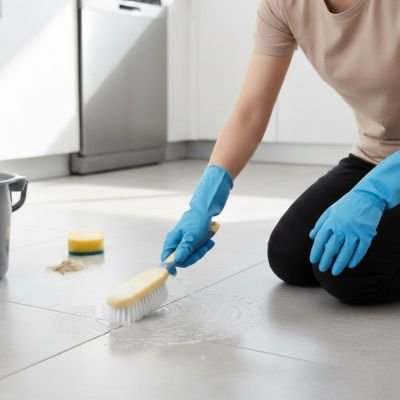 Poignée ergonomique brosse nettoyage pour un confort optimal