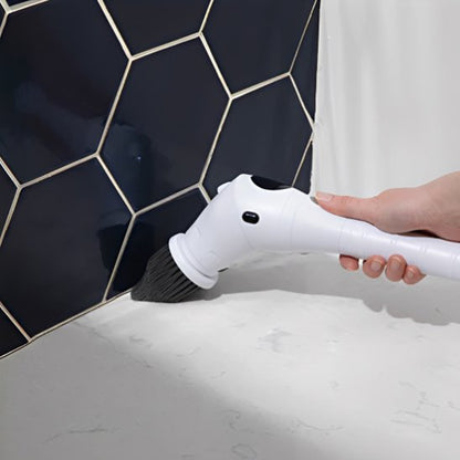 Brosse rotative nettoyage multifonction avec têtes interchangeable