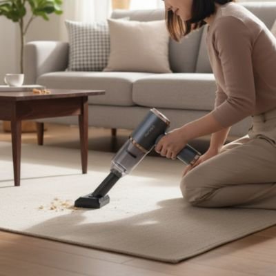 Mini aspirateur compact PowerClean pour nettoyage quotidien