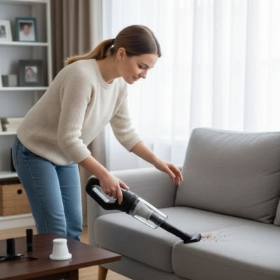 Détail du mini aspirateur UltraClean - tête d'aspiration