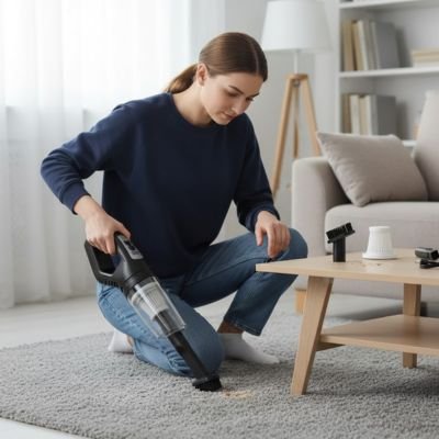 Mini aspirateur portable UltraClean vue de face