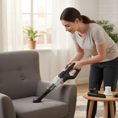 Mini aspirateur sans fil compact pour canapé et voiture