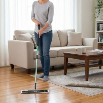 Serpillère microfibre polyvalente pour toute la maison